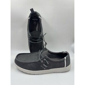 Hurley Laguna Men's Casual Slip on Shoes Memory Foam Gray Size 12